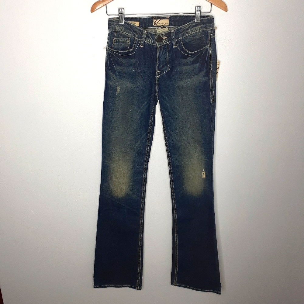 William Rast Bootcut Destroyed Jeans Women's